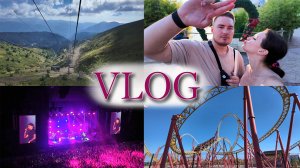 VLOG // СОЧИ 2 часть / АТТРАКЦИОНЫ сочи ПАРК / поднялись на Розу Пик / концерт БАСТЫ