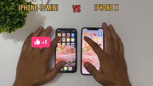 Iphone 12 mini vs Iphone X / speed test comparison 2022