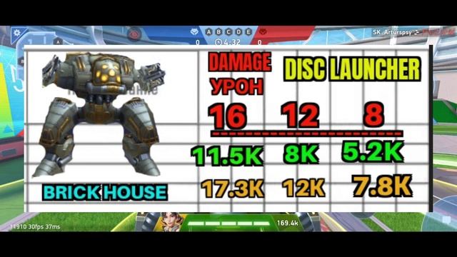 damage test Disk launcher 8,12,16. Тест на урон Диск лаунчер 8,12,16