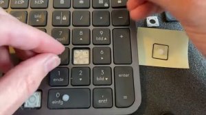 How to replace a rubber cup / dome for most keyboard keys (here: Logitech MX Keys) Gummikontakt