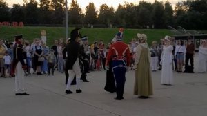 Танцуем французскую кадриль на фестивале. Парк Митино. Самый популярный танец XIX века.