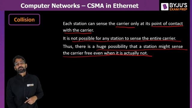 GATE 2023 Computer Science (CSE) Exam | CSMA in Ethernet | Computer Network for GATE Exam