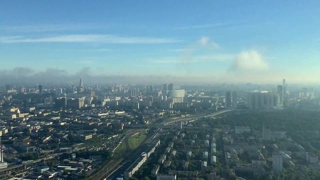 Вид с 63 этажа башни Neva Towers🏙 смотреть онлайн