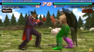 Kazuya Mishima vs DevilJin - Fight Scene In Tekken 6 Psp Gameplay