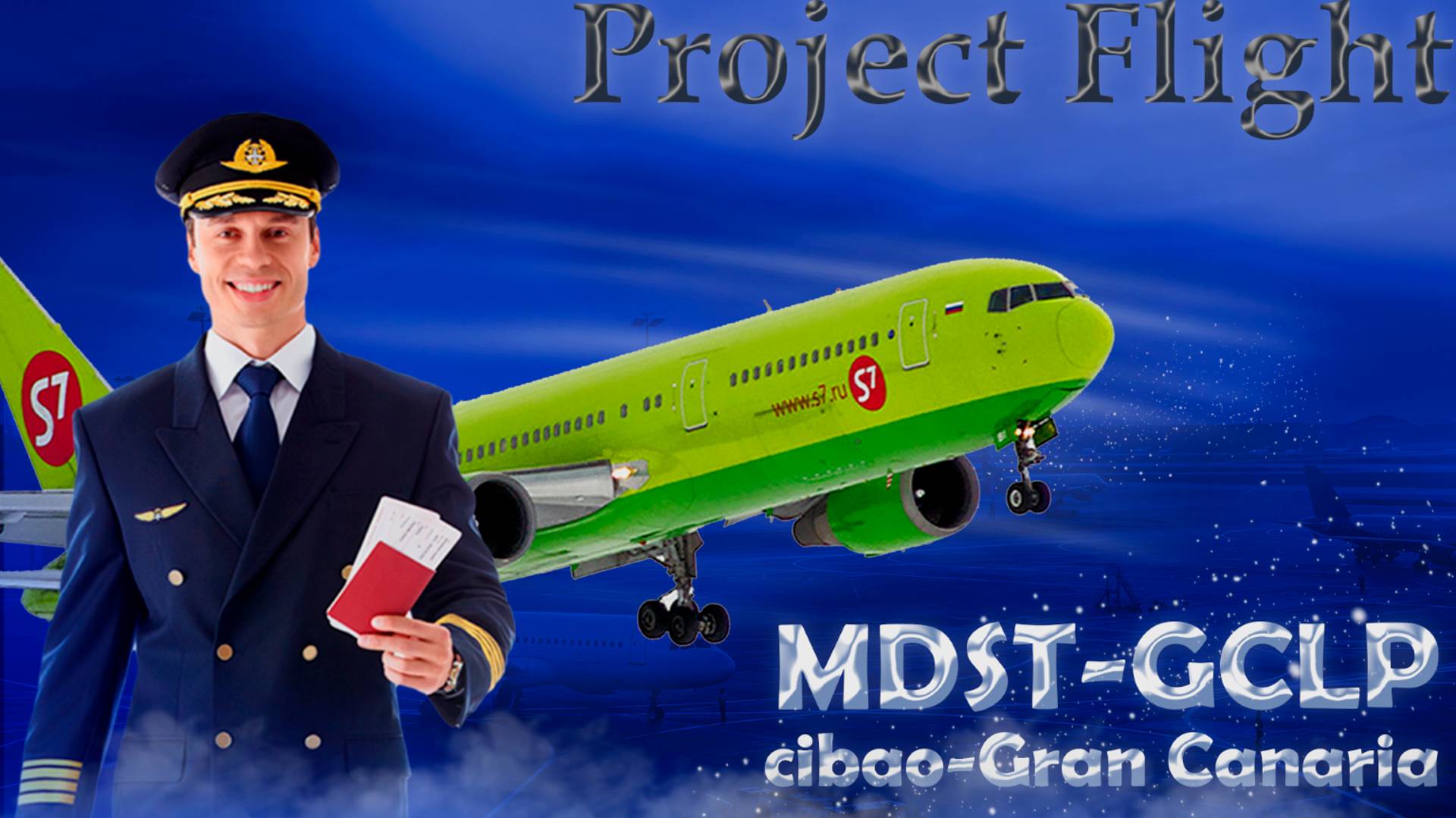 Project flight Полет из Punta Gena в Tivat | Мягкая посадка | На A320 S7 смотреть онлайн