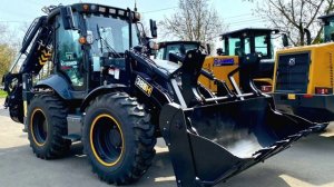 ЭКСКАВАТОР-ПОГРУЗЧИК ШАНМОН ЧЁРНАЯ ВЕРСИЯ