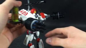 Retrocenzja Lego Exo-Force 7713 Bridge walker and white lightning