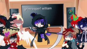 •afton family react to william au• || first video•-• || ,,Bad Apple,, ||