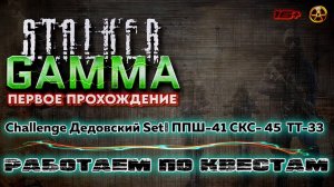 S.T.A.L.K.E.R. /// ANOMALY GAMMA ▶ Challenge Дедовский Set: ППШ-41 СКС- 45 ТТ-33 ▶ 36