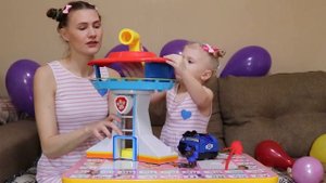 Распаковка игрушки БАЗА СПАСАТЕЛЕЙ "ЩЕНЯЧИЙ ПАТРУЛЬ" (PAW PATROL).