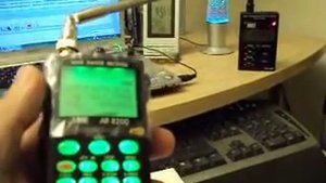 AOR8200mk3 TEST OF MY NEW RADIO SCANNER AOR AR8200 MK3