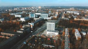Город Жуковский. Вид на город с высоты
