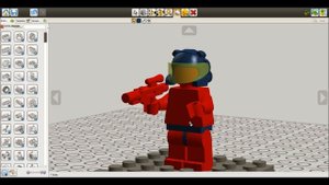 Creating a minifigure with LEGO Digital Designer 4.3