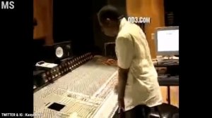 Kanye West In Studio