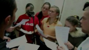 Выступление отряда волонтеров "Подвиг" на фестивале "Моя территория"