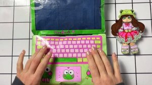 💚 Paper DIY 💚 Keroppi Macbook, Iphone 15, Blind Bag Paper 💚 ASMR Unboxing Green Aesthetic