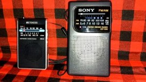 Sony ICF-S10  Retekess PR15  Medium Wave Comparison UTC 21.21