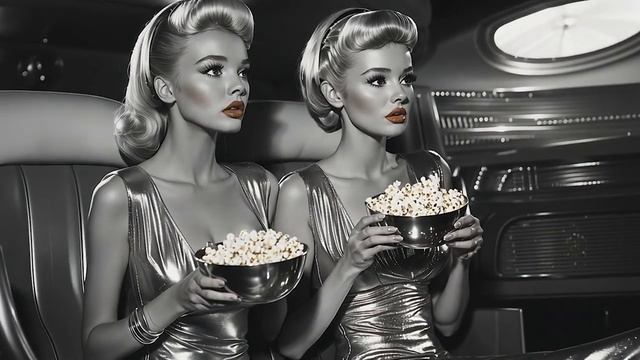 Futures of The Past - Monaco Royale - 1960s Sci-Fi - AI Microfilm