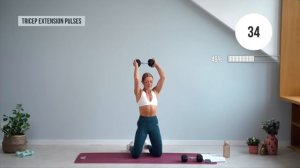 30 MIN Full Body Sweaty STRENGTH and CARDIO HIIT Workout - With Weights, Home Workout, No Repeats