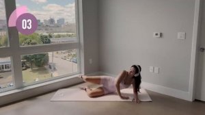 DAY 19 - 1 Month At Home Pilates Plan __ 20MIN Round Booty & Lean Legs __ madeleineabeid