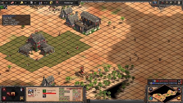 1v1 Arabia - Goths vs Viking - 1350 Elo Game смотреть онлайн