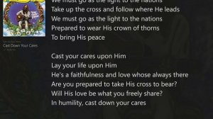 Cast Down Your Cares (with Lyrics) John Michael Talbot/The New Earth