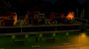 Cartoon for children - how tree burn in handy Andy's yard - Cartoon about cars