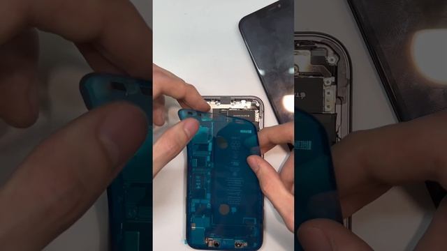 Замена дисплея и АКБ (без ошибки в настройках) iPhone 11  #ремонттелефонов #iphone #заменадисплея