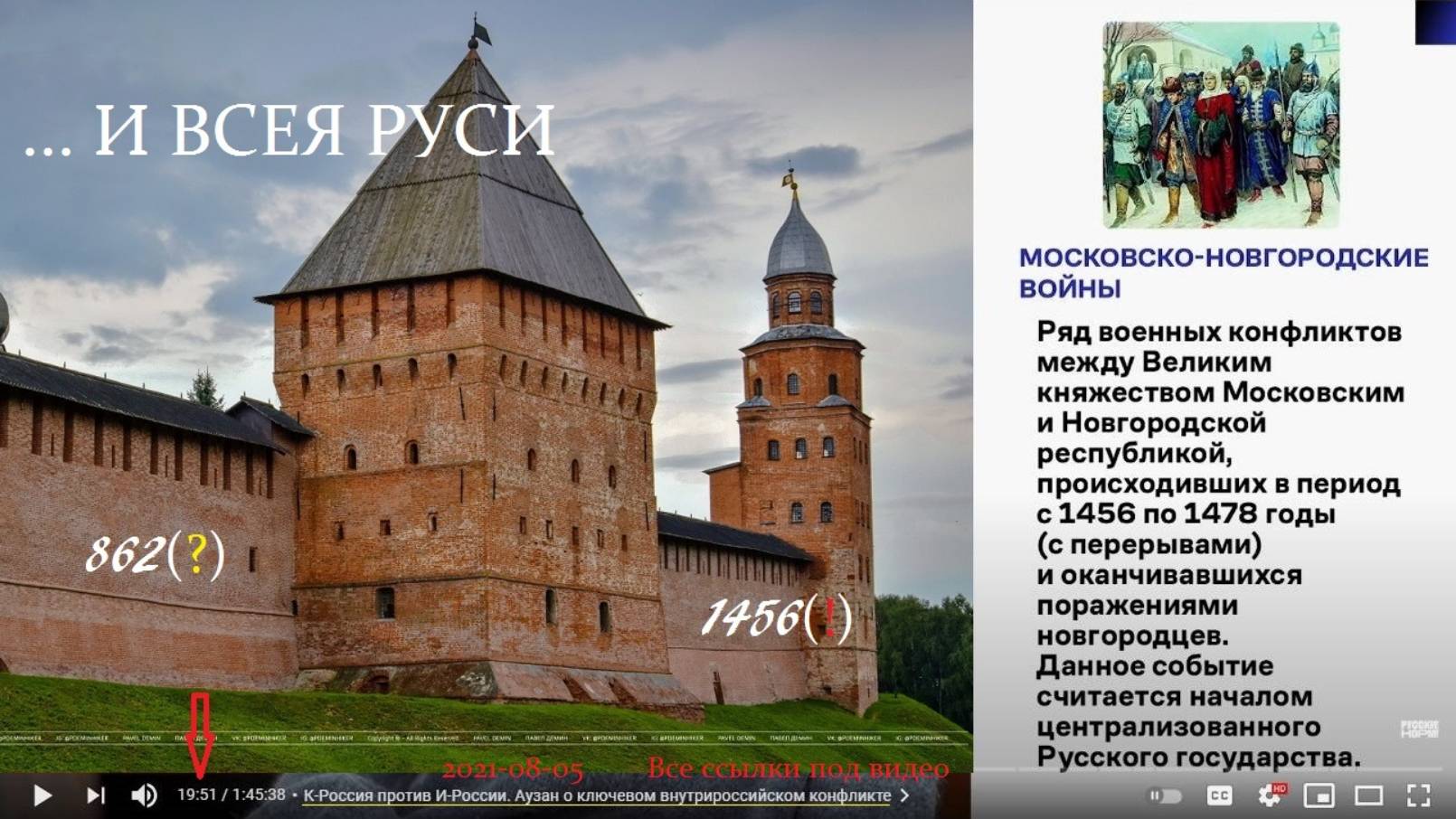 Становление российского государства Русь (Руса), по-гречески Россия.