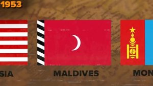 Evolution of ALL Asian Flags Over Last 100 Years (1924-2024)