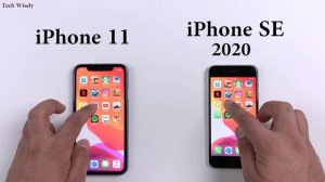 iPhone SE 2020 vs iPhone 11 Speed Test Comparison