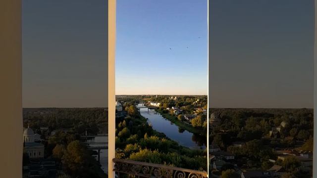 Стрижи и колокол. С высоты птичьего полёта.