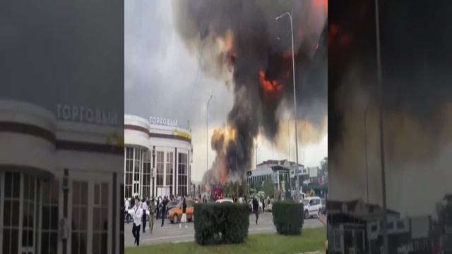 Взрыв на АЗС в Грозном