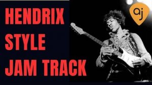 Electrifying Hendrix Style Guitar Jam Track in G (62 BPM)
