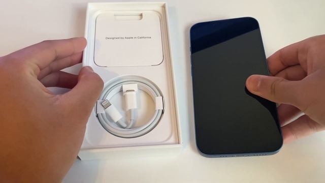 IPhone 13 Blue 128 GB Unboxing