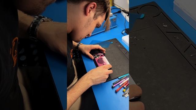 Разбили iPhone 15 Pro max🫢 #repair #ремонтсмартфонов #shortsvideo #shotrs