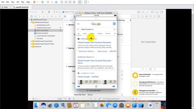 Tutorial 22: How to Create a Web Browser using Swift iOS XCode