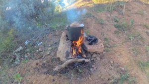 Выжигаю медь без дыма в кастрюле. Цветной метал. Медь