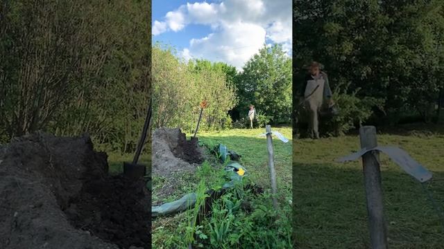 СПИЛИВАЕМ ЗАРОСЛИ НА УЧАСТКЕ 04.06.2022. #дача #влог #обзор