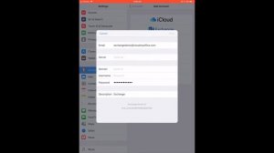 iOS Exchange Setup