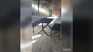 Комплект уличной мебели с лавочками