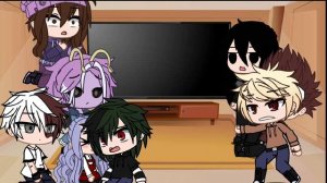 MHA react to multible deku AU's - bad apple - bktddk - bad english :')