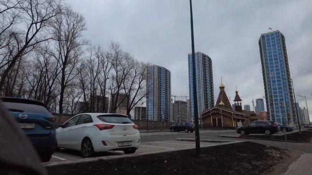 Большая прогулка к Минск Мир через дворы ул.Надеждинская к зданию бывшего аэропорта