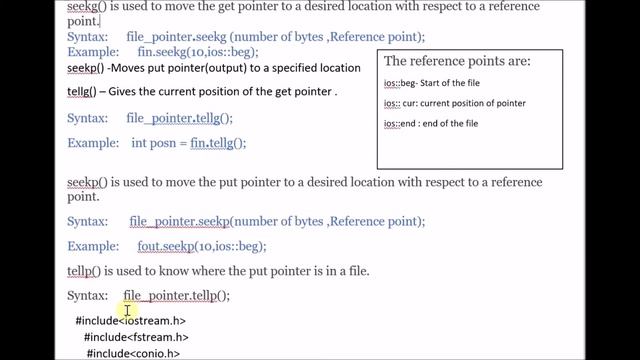 Writing & Reading Class Objects  From the File and Seekg, Tellg() etc. in C++ By Programming Brain