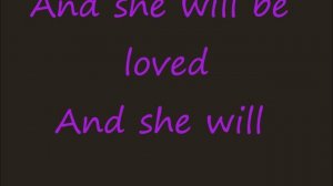 Maroon 5 She will Be Loved With Lyrics (The Last Song Soundtrack)