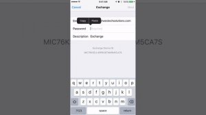 iPhone Exchange Setup