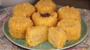 Вместо торта - идеально!
ПИРОЖНЫЕ С ЗАВАРНЫМ КРЕМОМ И БАНАНОМ