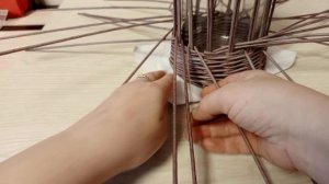 Плетëный Новогодний фонарик-лампада. часть 1