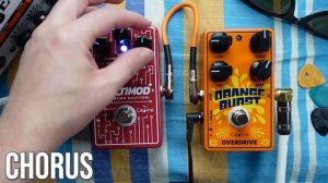 Caline Multimod Modulation Multitool + Orange Burst Overdrive Pedal Demo
