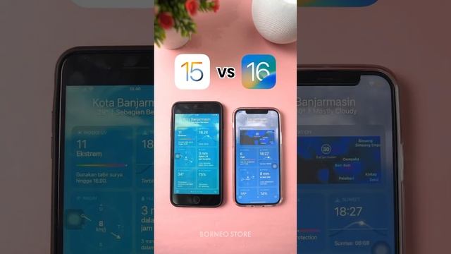 iPhone iOS16 vs 15#iphone